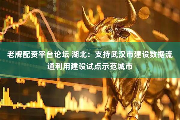 老牌配资平台论坛 湖北：支持武汉市建设数据流通利用建设试点示范城市